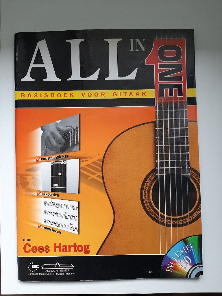 gitaar lesboek voor beginners met CD, Gitaar, Overige genres, Les of Cursus, Ophalen of Verzenden