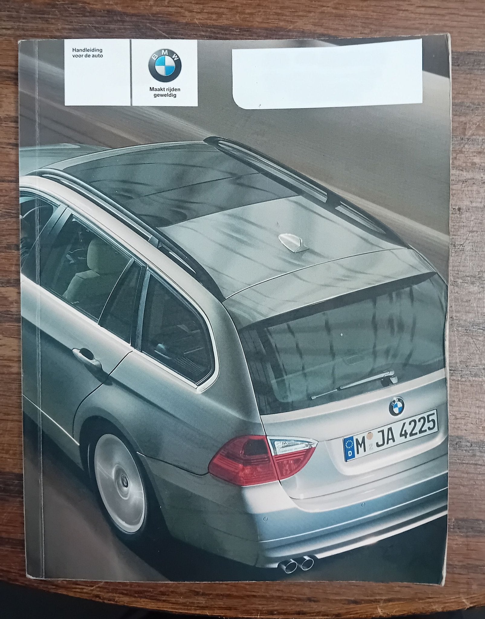 Instructieboekje BMW 325 E91, Auto diversen, Ophalen of Verzenden