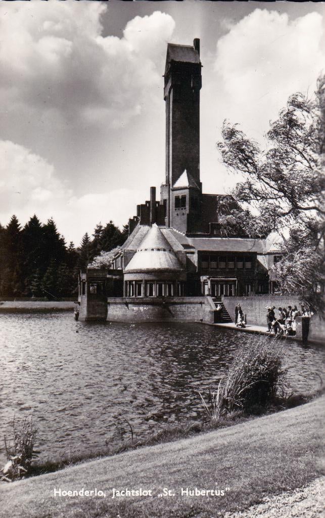 09111 Hoenderlo - Jachtslot St. Hubertus, Verzamelen, Verzenden, 1960 tot 1980, Gelopen, Gelderland