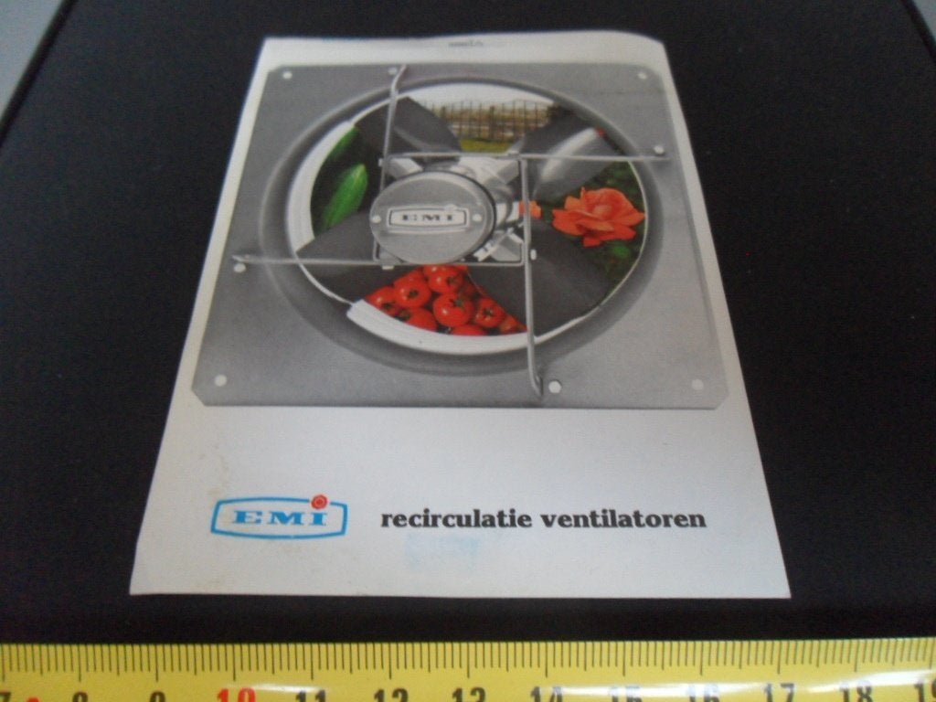 sticker kassen EMI recirculatie ventilatoren, Ophalen of Verzenden, Zo goed als nieuw