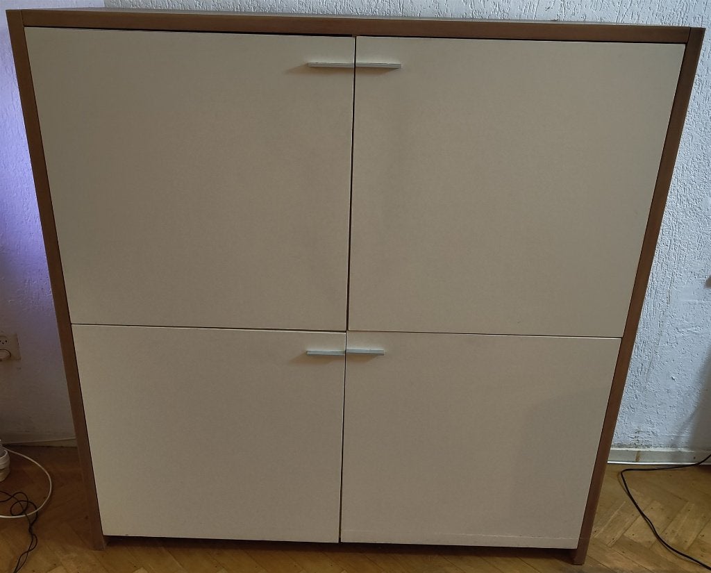 originele Pastoe kast dressoir wandmeubel veel bergruimte, Ophalen, Met deur(en), 100 tot 150 cm, Zo goed als nieuw