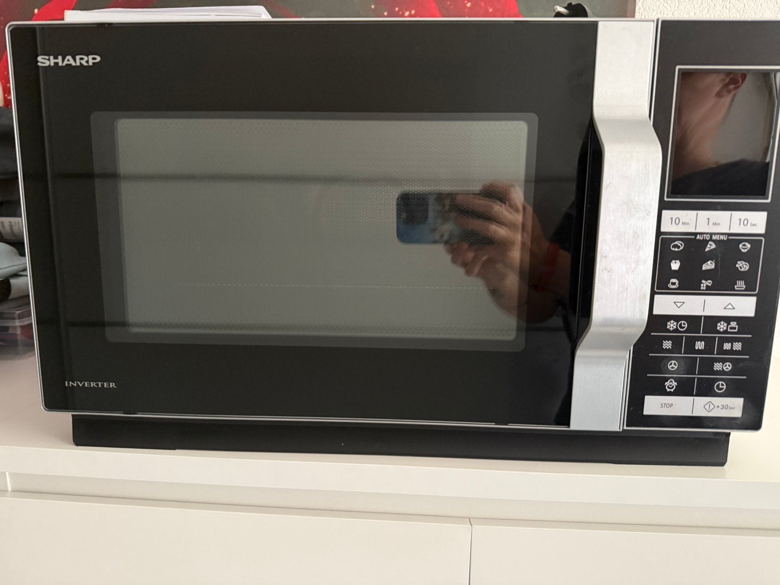 Sharp R890S vrijstaande combi-magnetron, Ophalen, Zo goed als nieuw