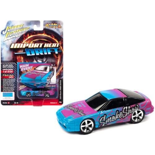1990 Nissan 240SX Custom van Johnny Lightning 1/64 Freaks Bl, Ophalen of Verzenden, Nieuw, Auto