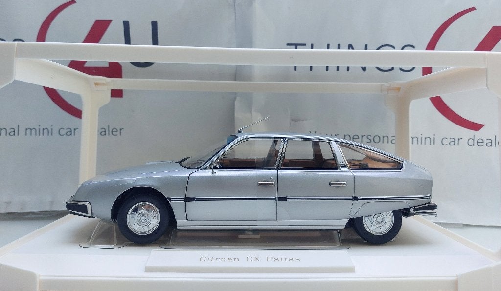 Norev 1:18 Citroen CX 2200 Pallas 1976 largentiere grey, Ophalen of Verzenden, Nieuw, Auto, Norev