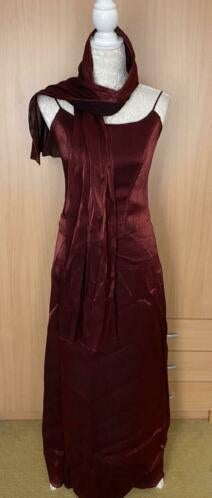 Dynasty lange rok met top en stola maat S, Kleding | Dames, Gelegenheidskleding, Zo goed als nieuw, Overige typen, Maat 36 (S)