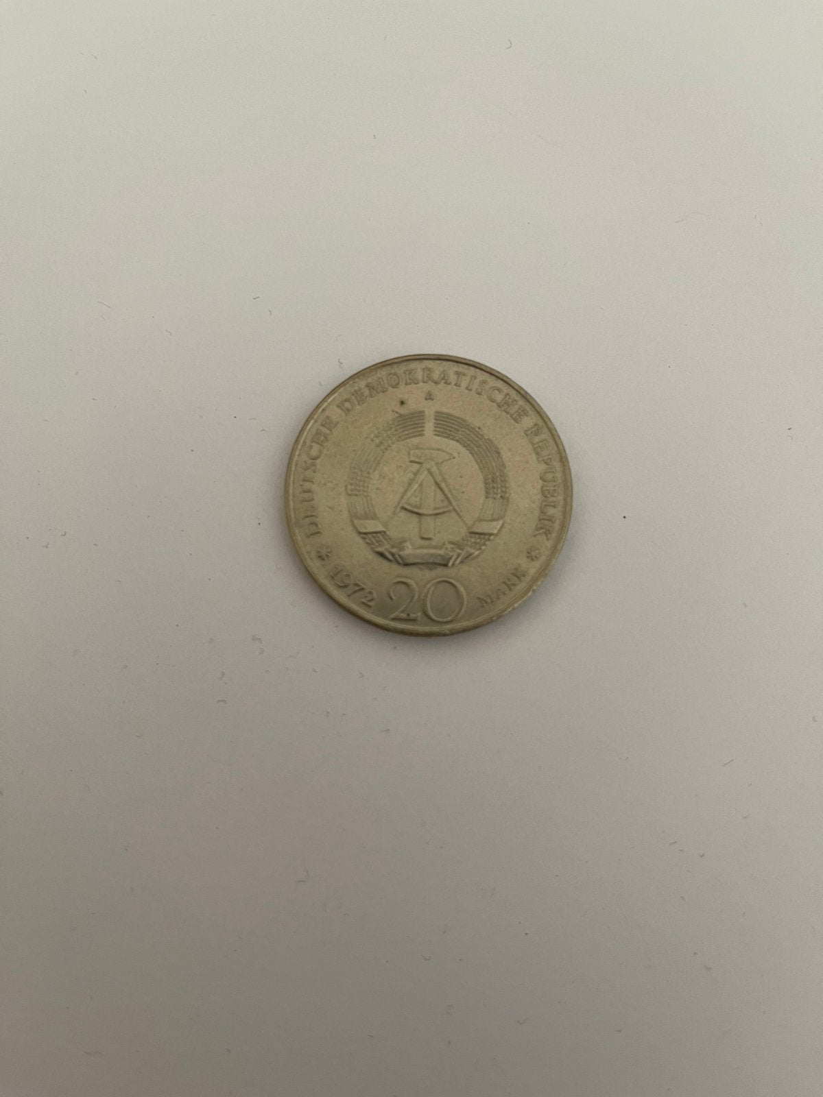 20 Mark 1972 A Deutschland (Duitsland), Ophalen of Verzenden, Duitsland, Losse munt