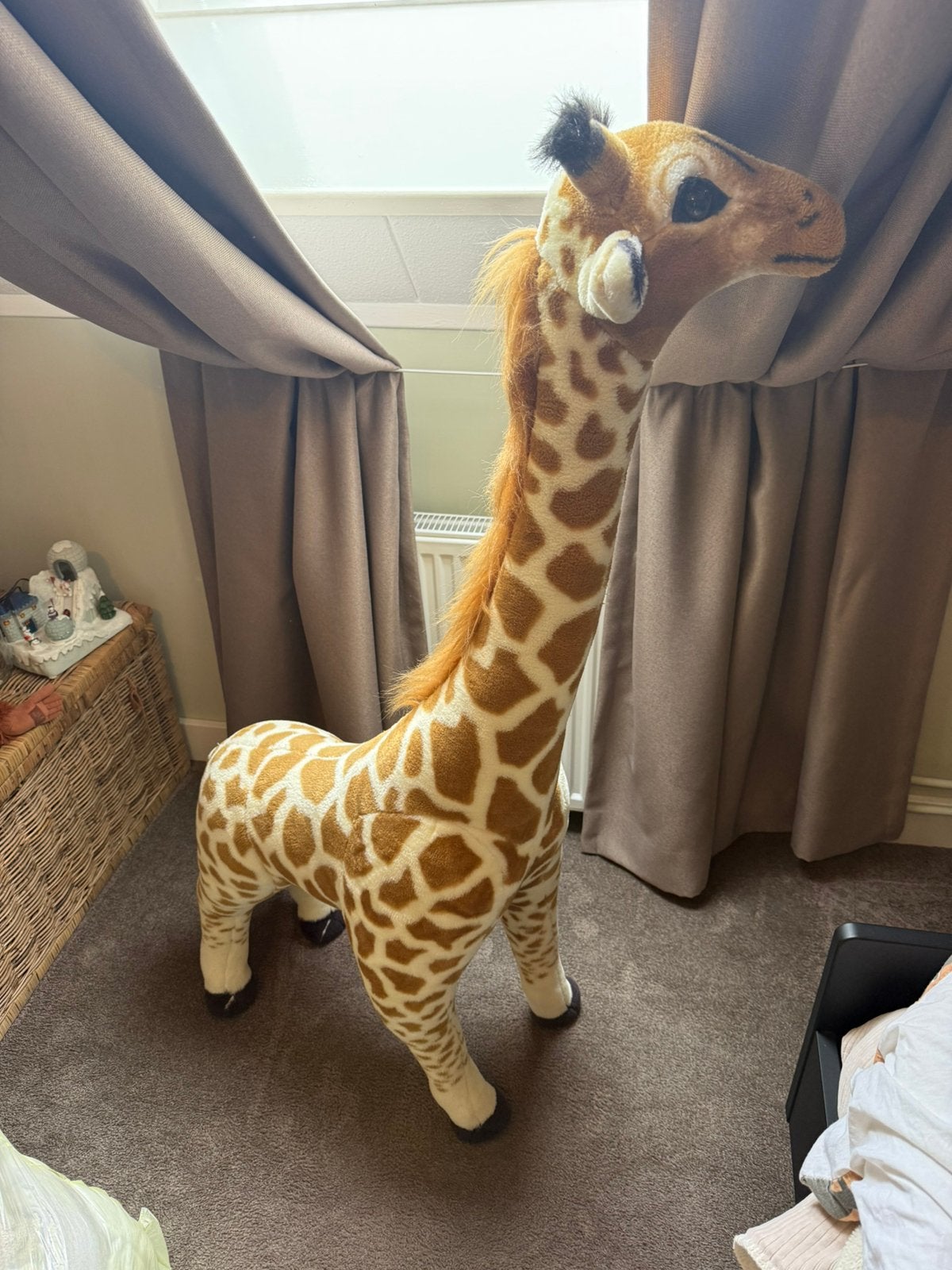 Giraffe  +- 1m50 hoog, Ophalen, Zo goed als nieuw, Wanddecoratie