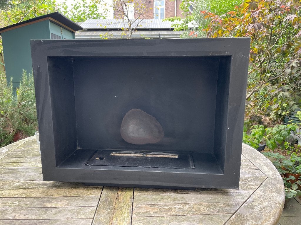 Ruby Fires Riano bio-ethanol haard – zwart – inbouwhaard, Ophalen of Verzenden, Gebruikt, Inbouwhaard, Overige soorten
