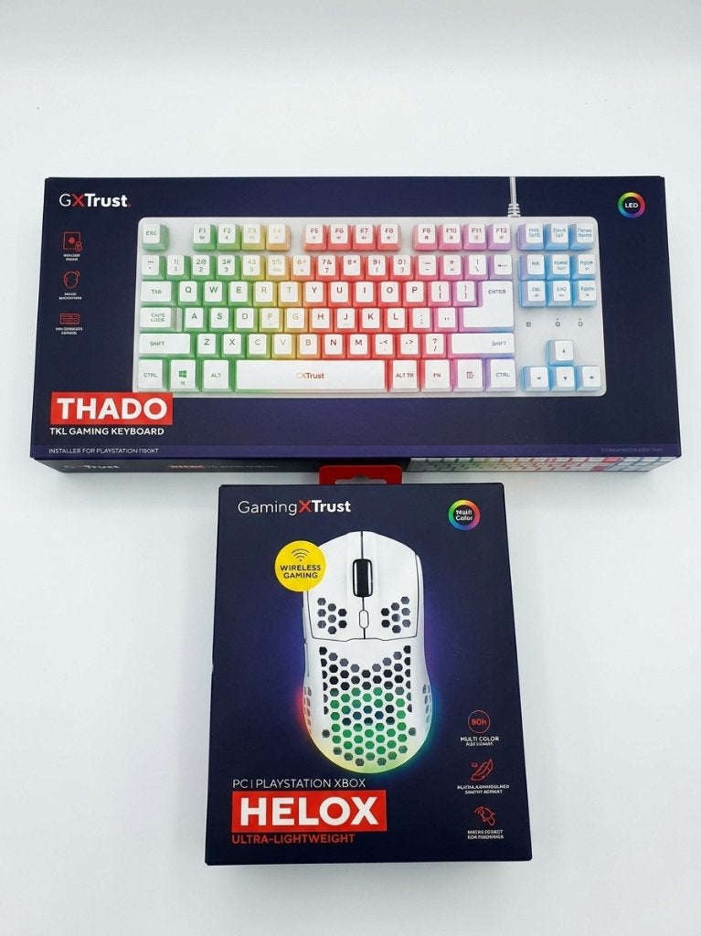 Gaming Toetsenbord en Muis Set - Trust Thado & Helox, Computers en Software, Toetsenbord en muis-set, Nieuw, Ophalen of Verzenden