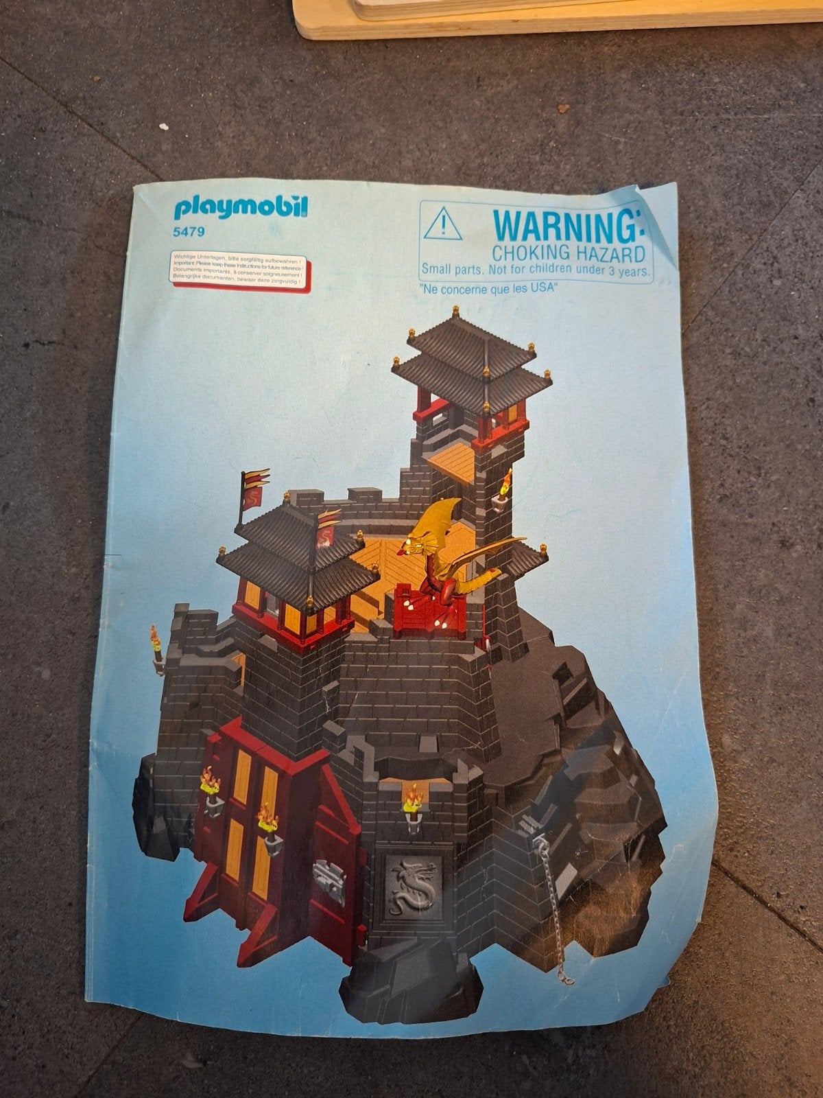 Playmobil Drakenburcht 5479 - Complete set, Ophalen, Gebruikt, Complete set, Fantasy