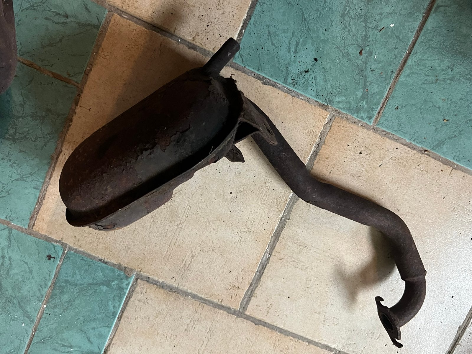 Vespa PK50 Uitlaat - Origineel, Ophalen of Verzenden, Gebruikt, Uitlaat, Vespa
