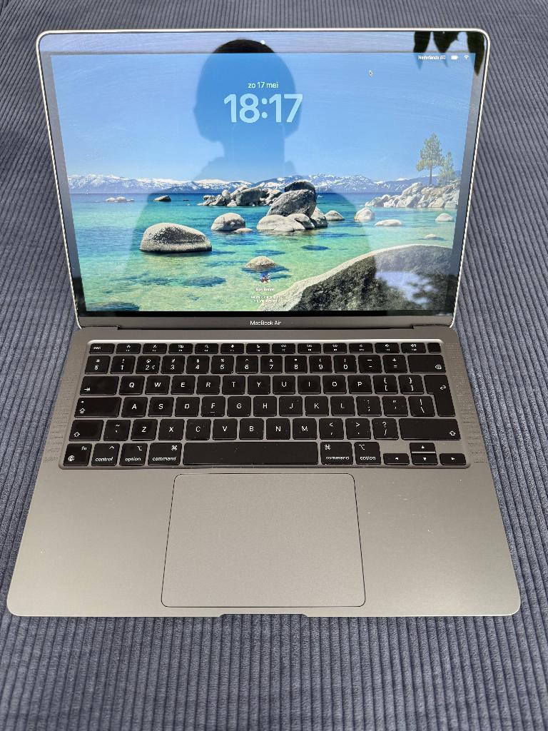 MacBook M1 8GB, 256GB opslag, Ophalen of Verzenden, Zo goed als nieuw, 13 inch, MacBook Air