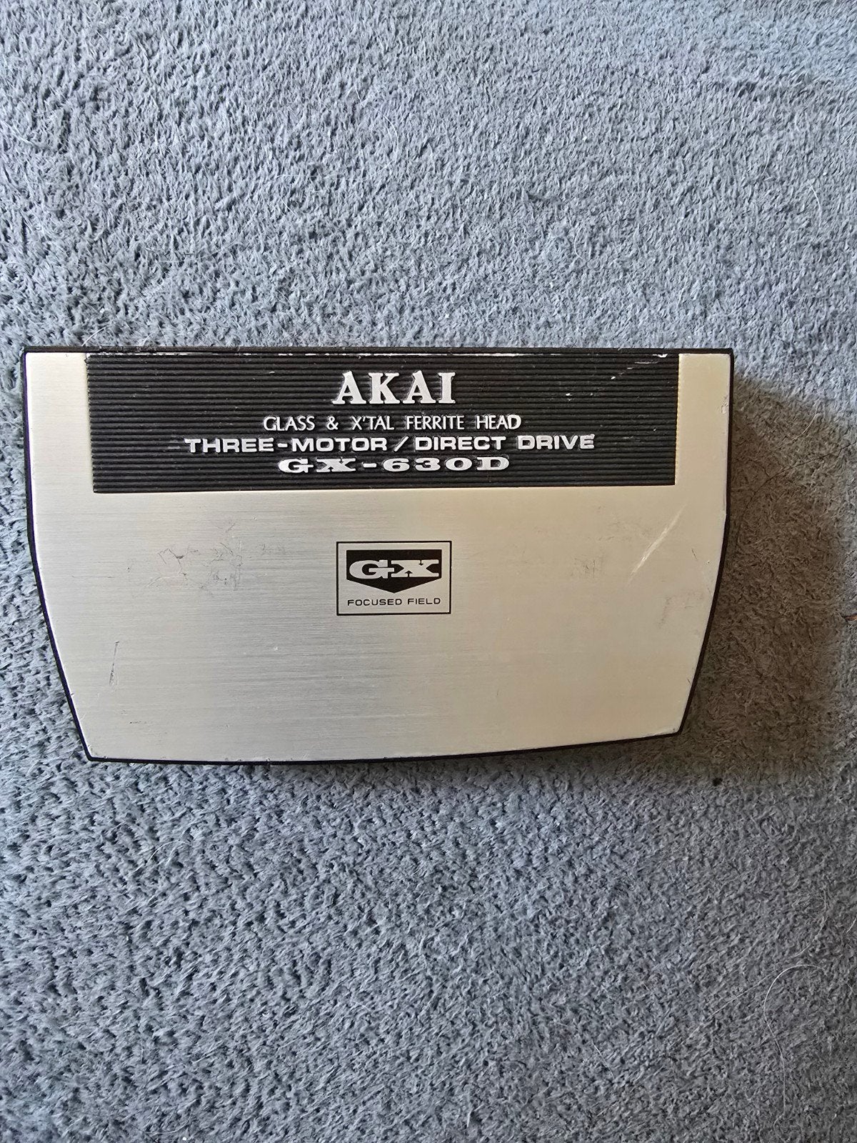 koppendeksel Akai 630 DB (gezocht), Ophalen of Verzenden, Bandrecorder