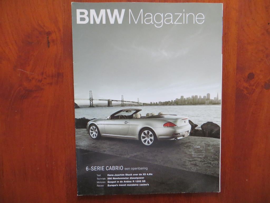 BMW Magazine nr. 1 2004 6-serie Cabrio, X5 4.8is, R 1200 GS, Ophalen of Verzenden, Nieuw, BMW