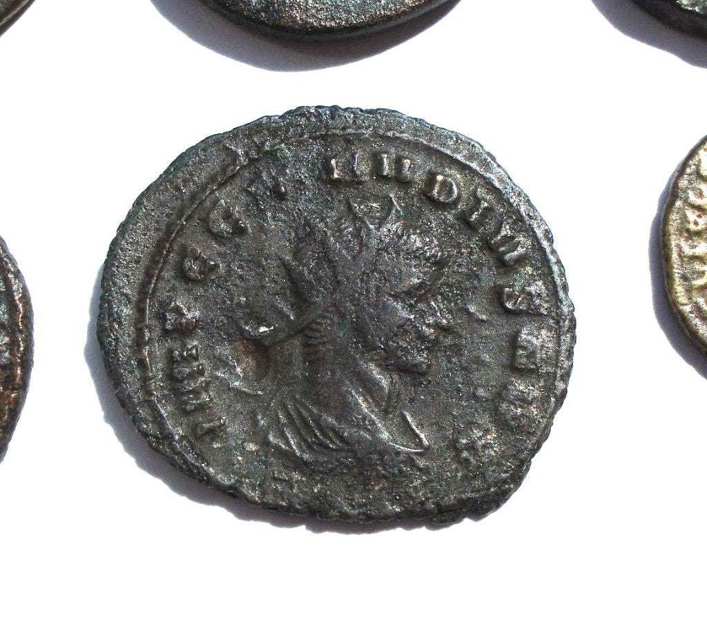 Romeinse Rijk & Griekenland lot met 6 verschillende munten, Ophalen of Verzenden, Overige landen, Setje