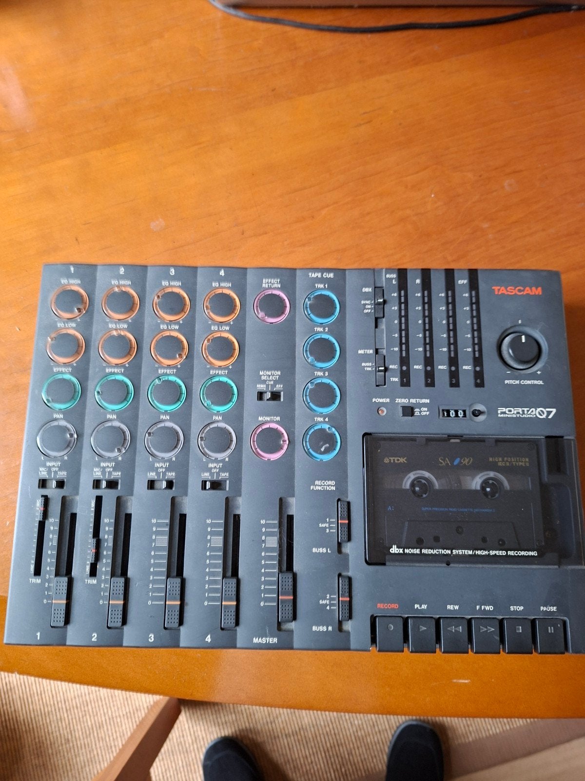 mini studio 4 sporen cassette recoorder Tascam, Ophalen of Verzenden