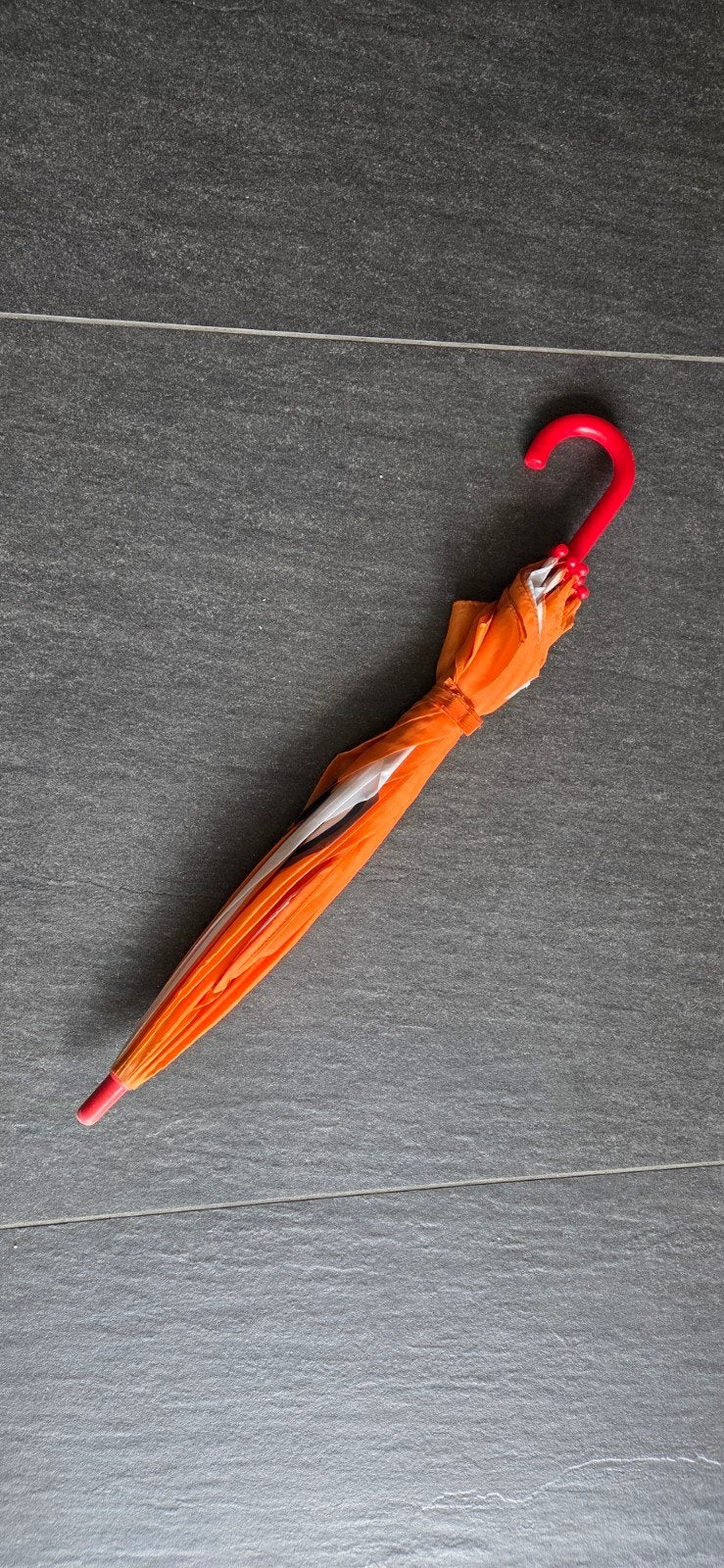 Leuke Oranje Paraplu voor Kinderen - Dieren Design, Ophalen of Verzenden, Gebruikt, Oranje
