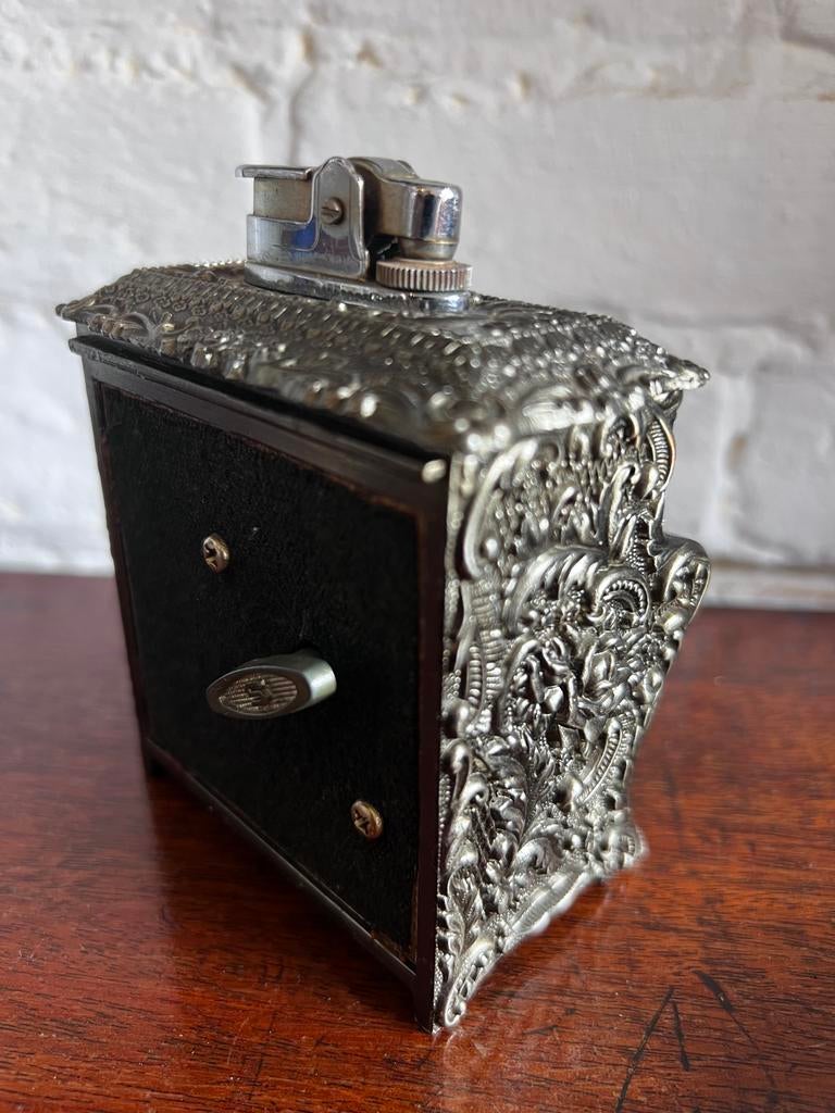 Vintage Speeldoos Aansteker Piano - Decoratief en Functionee, Verzamelen, Rookartikelen, Aanstekers en Luciferdoosjes, Gebruikt