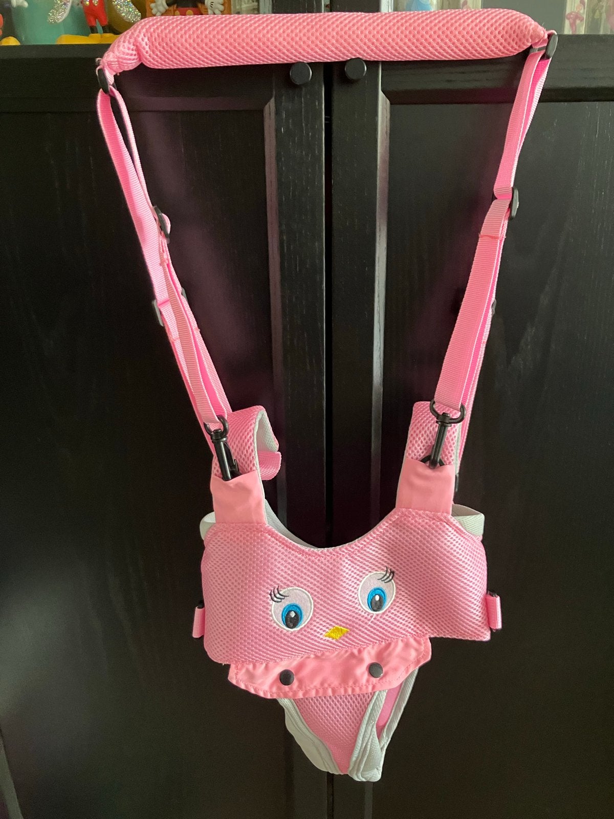 Ademend Baby Wandelen Harnas met Handgreep - Roze, Ophalen of Verzenden, Zo goed als nieuw