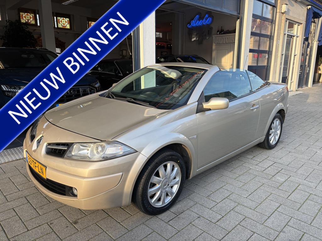 Renault Mégane Coupé-Cabriolet 1.6-16V Tech Line NL AUTO/N, Voorwielaandrijving, Gebruikt, 1295 kg, 4 cilinders