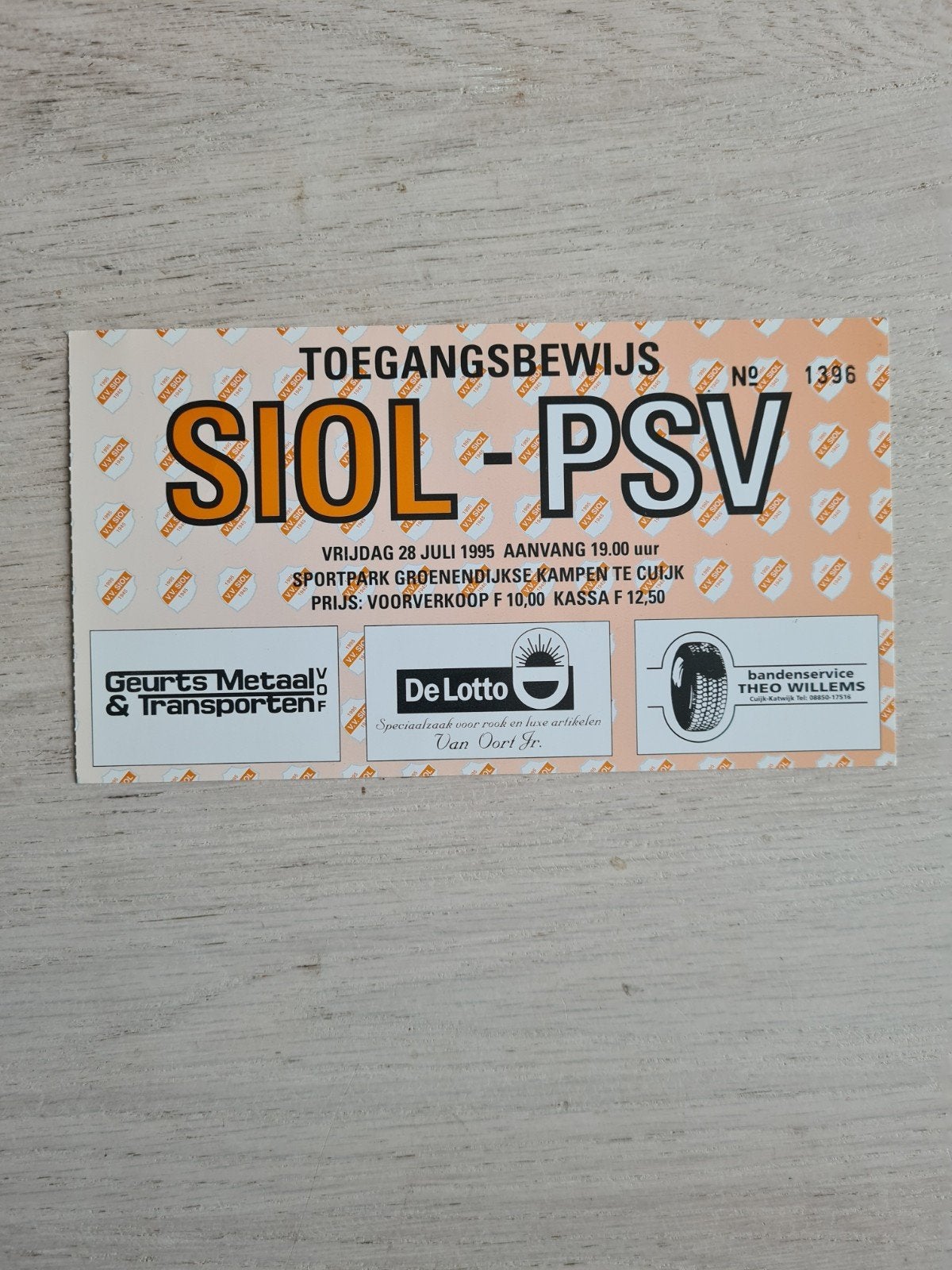 Cuijk - Voetbal -1 - PSV, Ophalen of Verzenden, Gebruikt, PSV, Overige typen