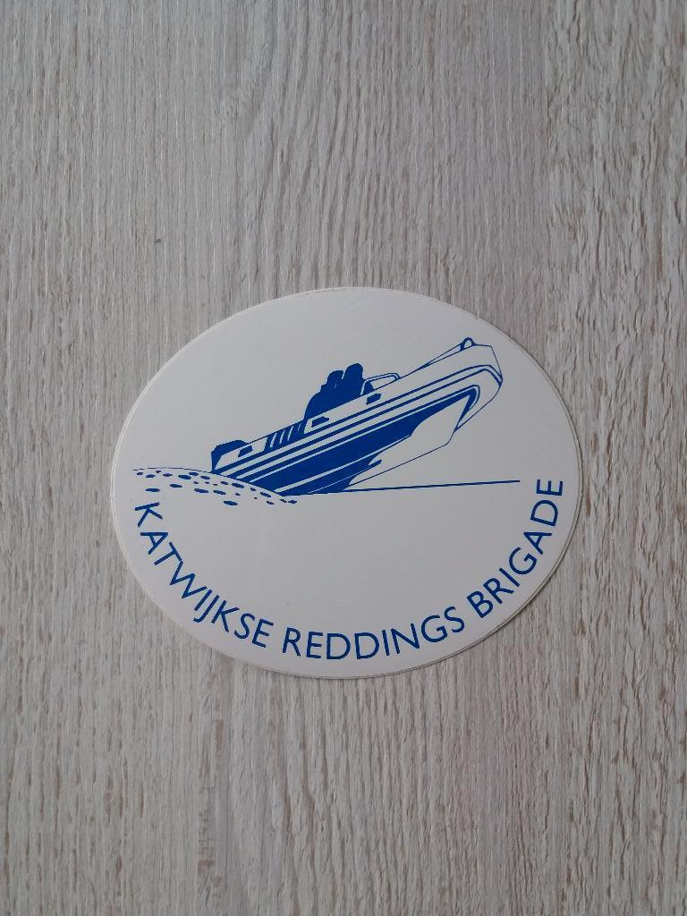 sticker Katwijkse Reddings Brigade, Verzamelen, Ophalen of Verzenden, Zo goed als nieuw, Bedrijf of Vereniging
