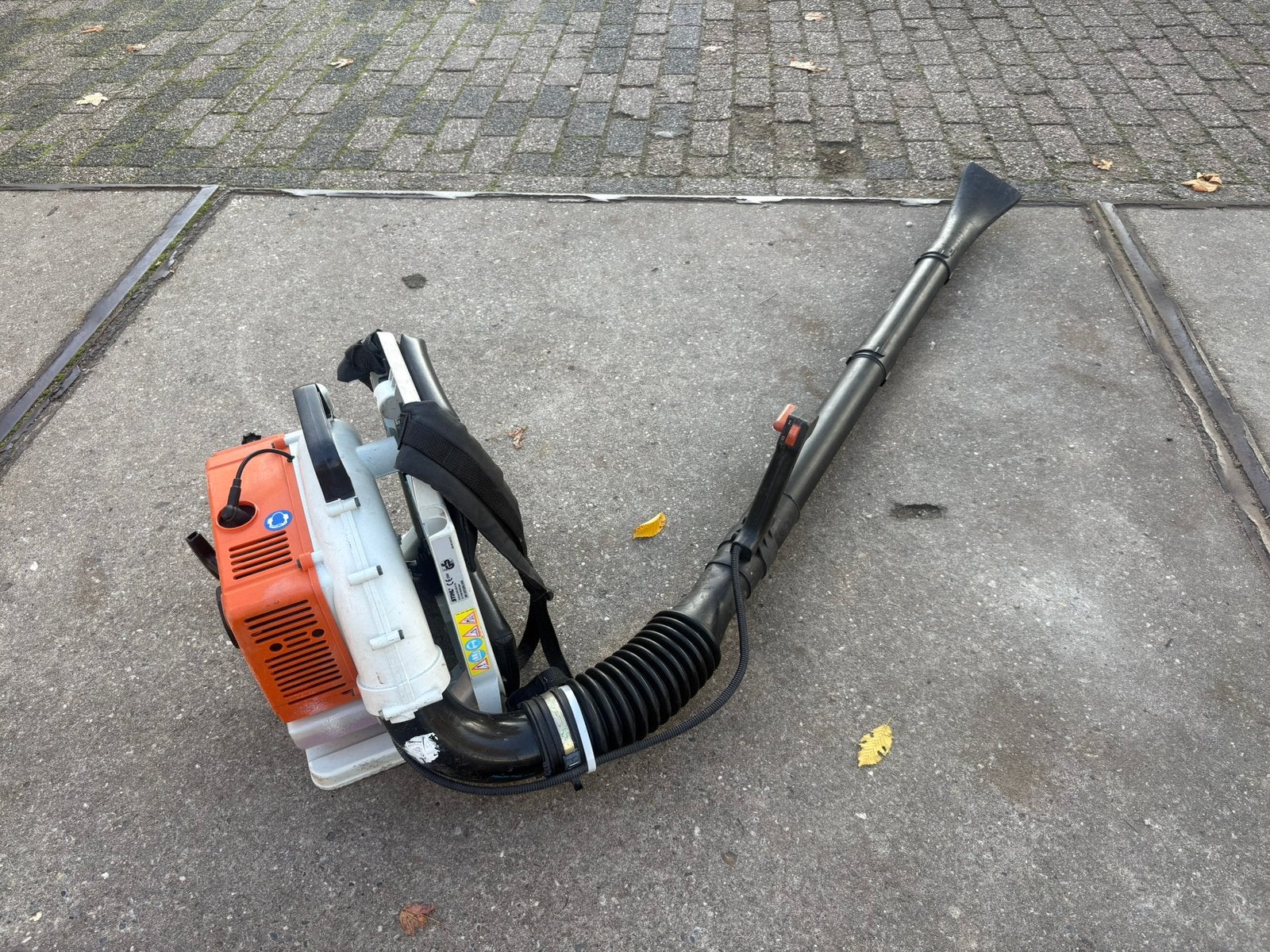 Stihl rug blazer, Ophalen, Gebruikt, Benzine, Ruggedragen