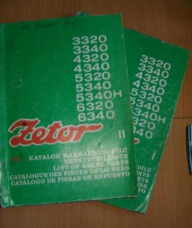 Onderdelenboek Zetor 3320, 3340, 4320, 4340, 5320, 5340H, Ophalen of Verzenden, Gelezen, Tractor en Landbouw