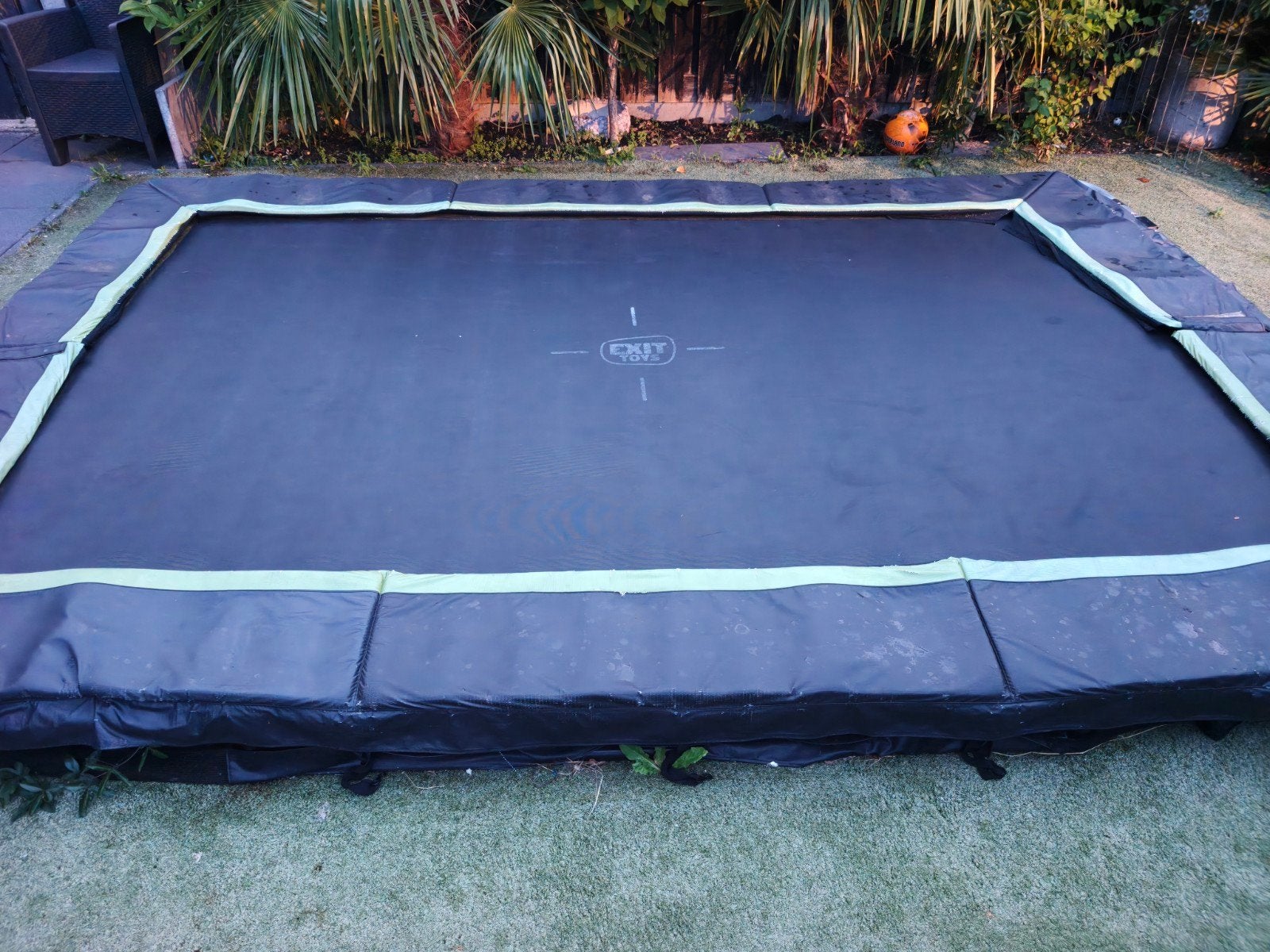 Exit Silhouette Inground Trampoline 366x244, Ophalen of Verzenden, Gebruikt