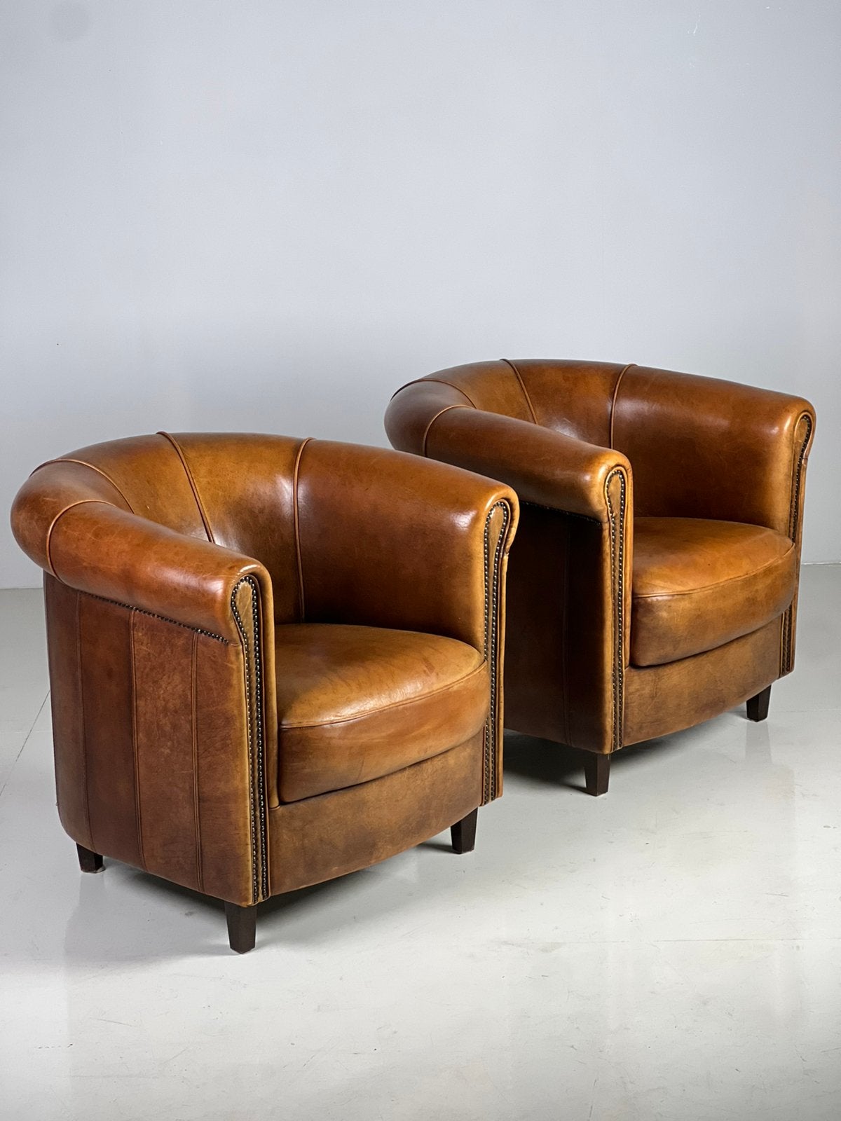 GEZOCHT! Schapenleren fauteuils en banken, Ophalen of Verzenden, Zo goed als nieuw, 75 tot 100 cm