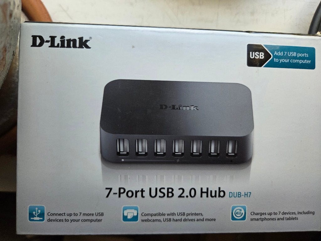 D-Link usb hub, Ophalen of Verzenden, Nieuw