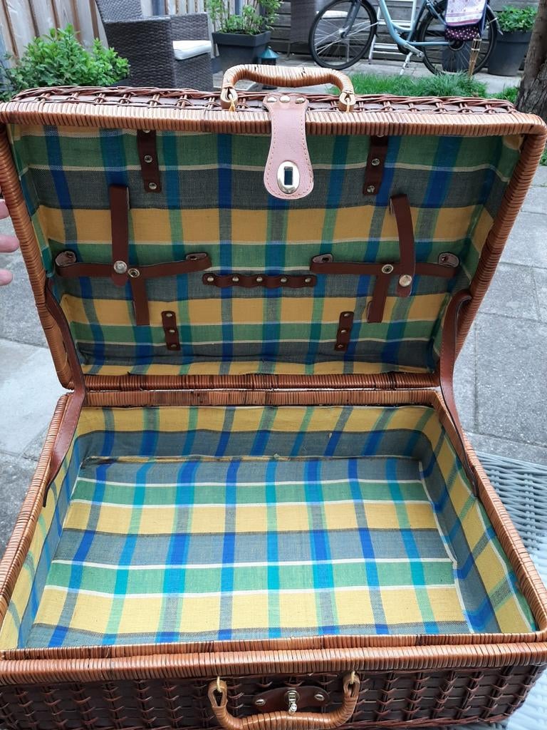 Picknickmand Vintage uit de jaren '90, Ophalen of Verzenden