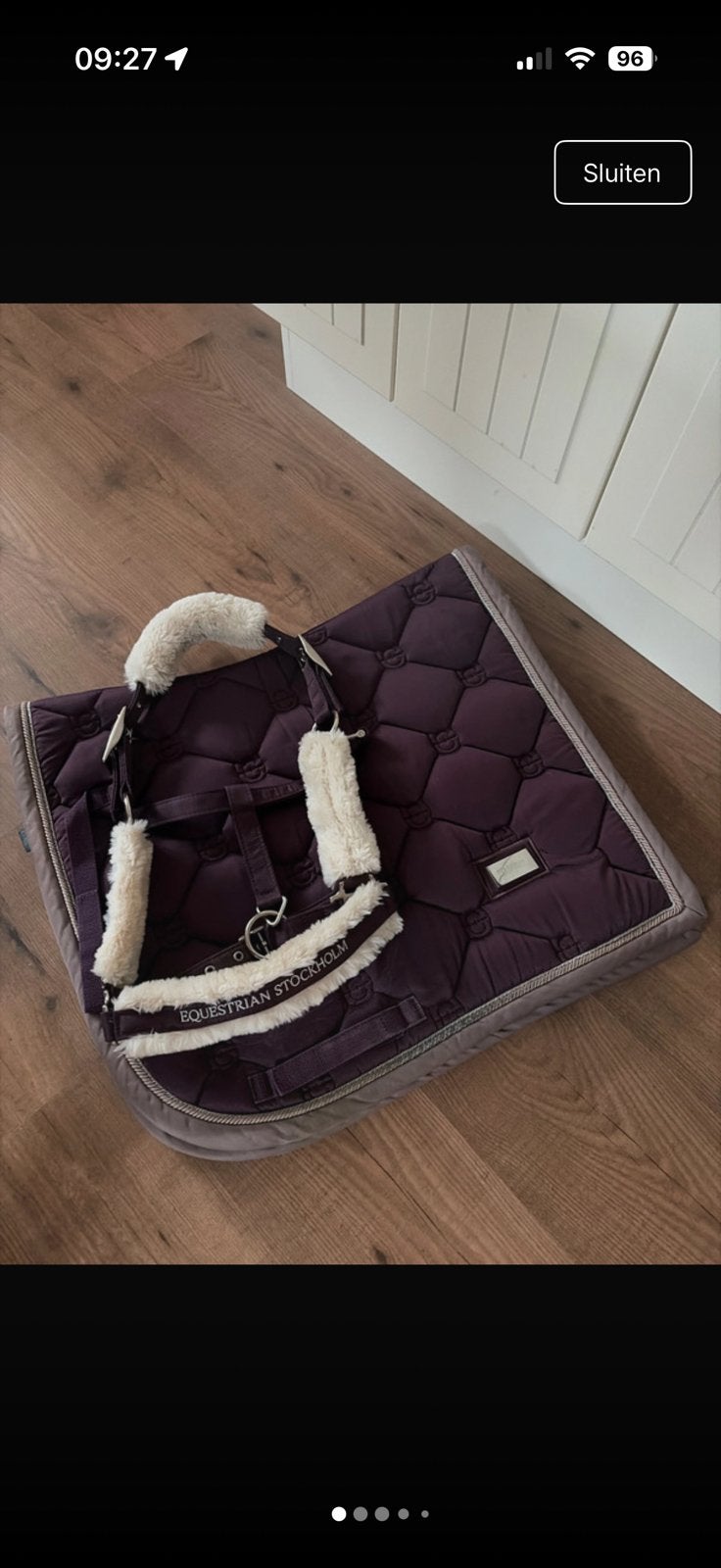 Equestrian stockholm set, Dieren en Toebehoren, Paarden en Pony's | Dekens en Dekjes, Ophalen of Verzenden, Zo goed als nieuw