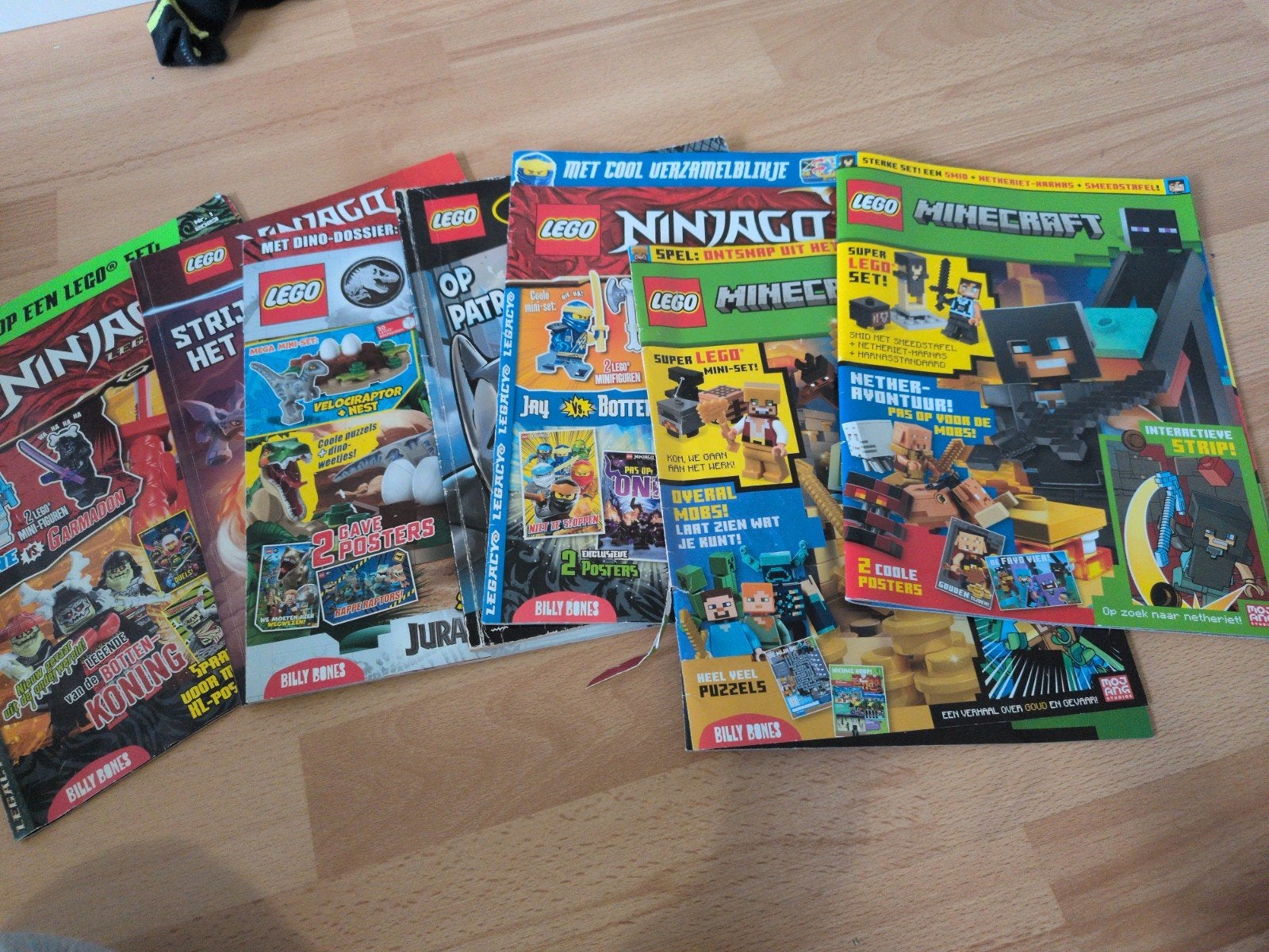 Lego Tijdschriften: Ninjago, Minecraft, Jurassic World,, Ophalen, Gelezen, Overige typen