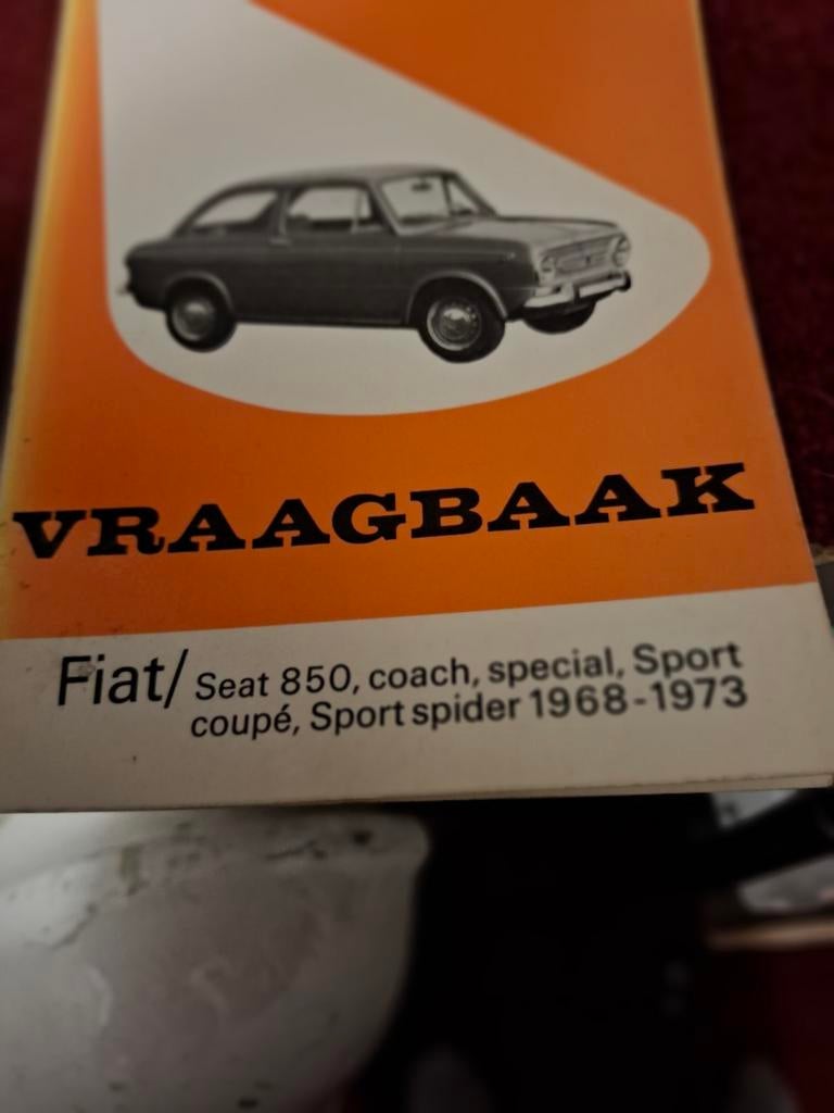 Vraagbaak Fiat/Seat 850 (1968-1973) in prima staat, Ophalen of Verzenden