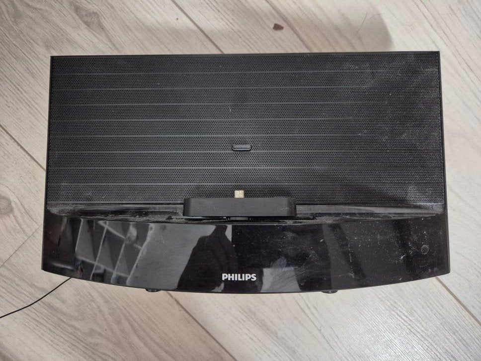 Philips AS141/12 Speaker Dock - Goed Geluid, Philips, Gebruikt, Overige typen, Ophalen of Verzenden