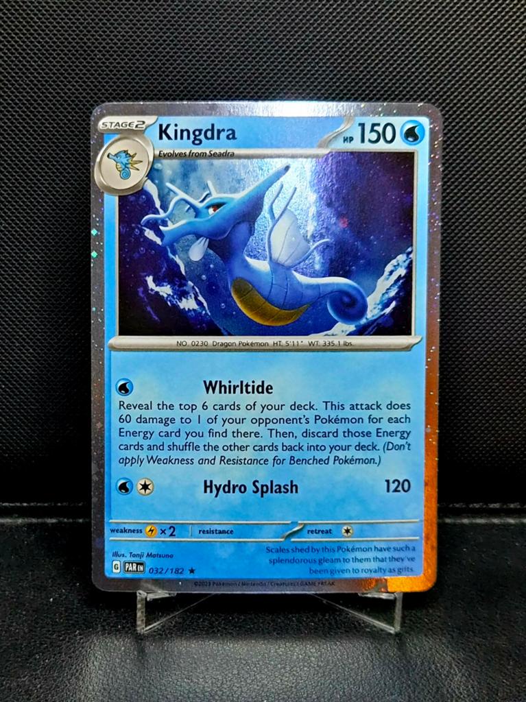 Kingdra Cosmos Holo 032/182 Paradox Rift NM, Ophalen of Verzenden, Zo goed als nieuw