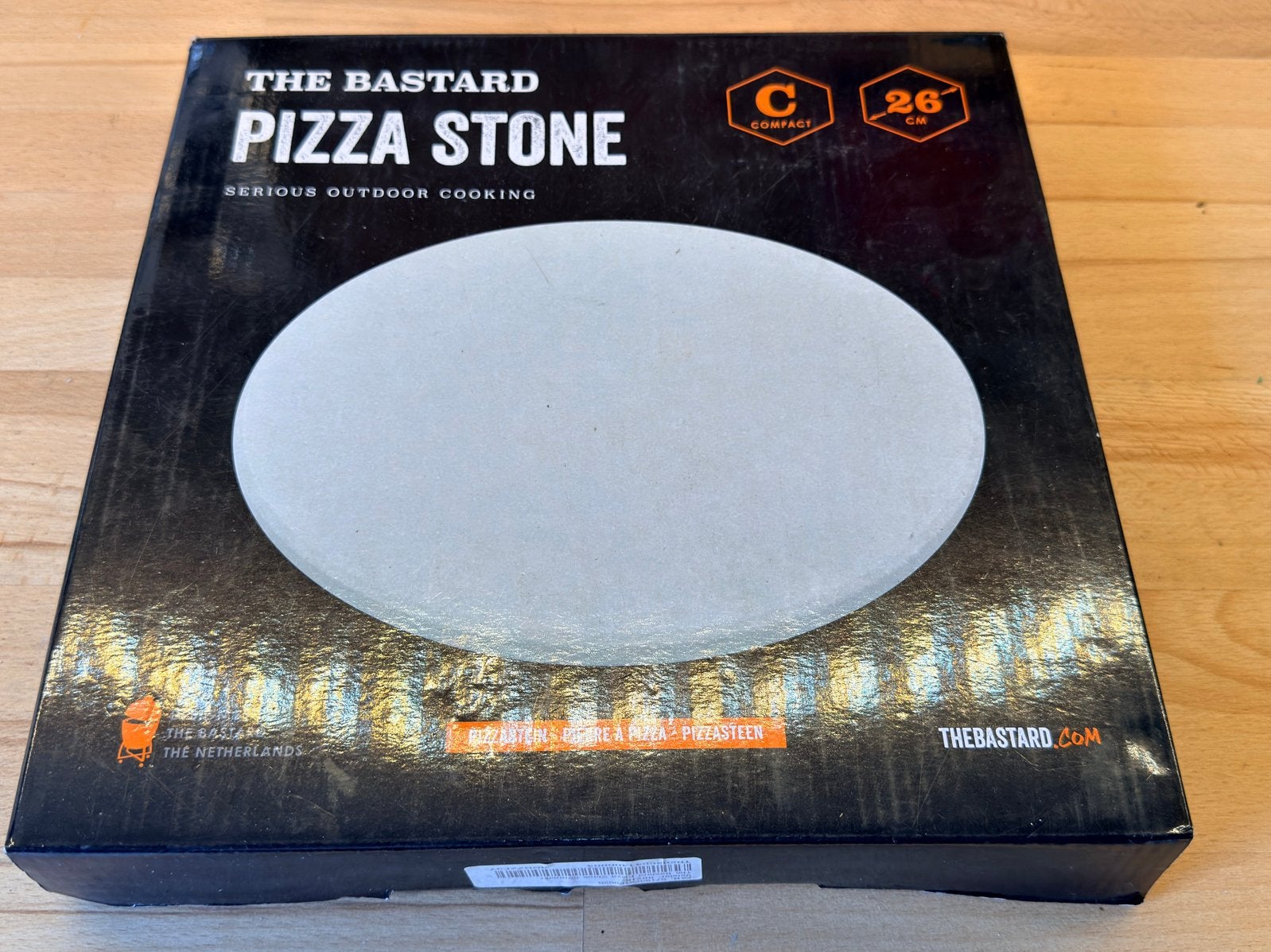 The Bastard Pizzasteen Compact 28 cm - Nieuw, Verzenden, Nieuw
