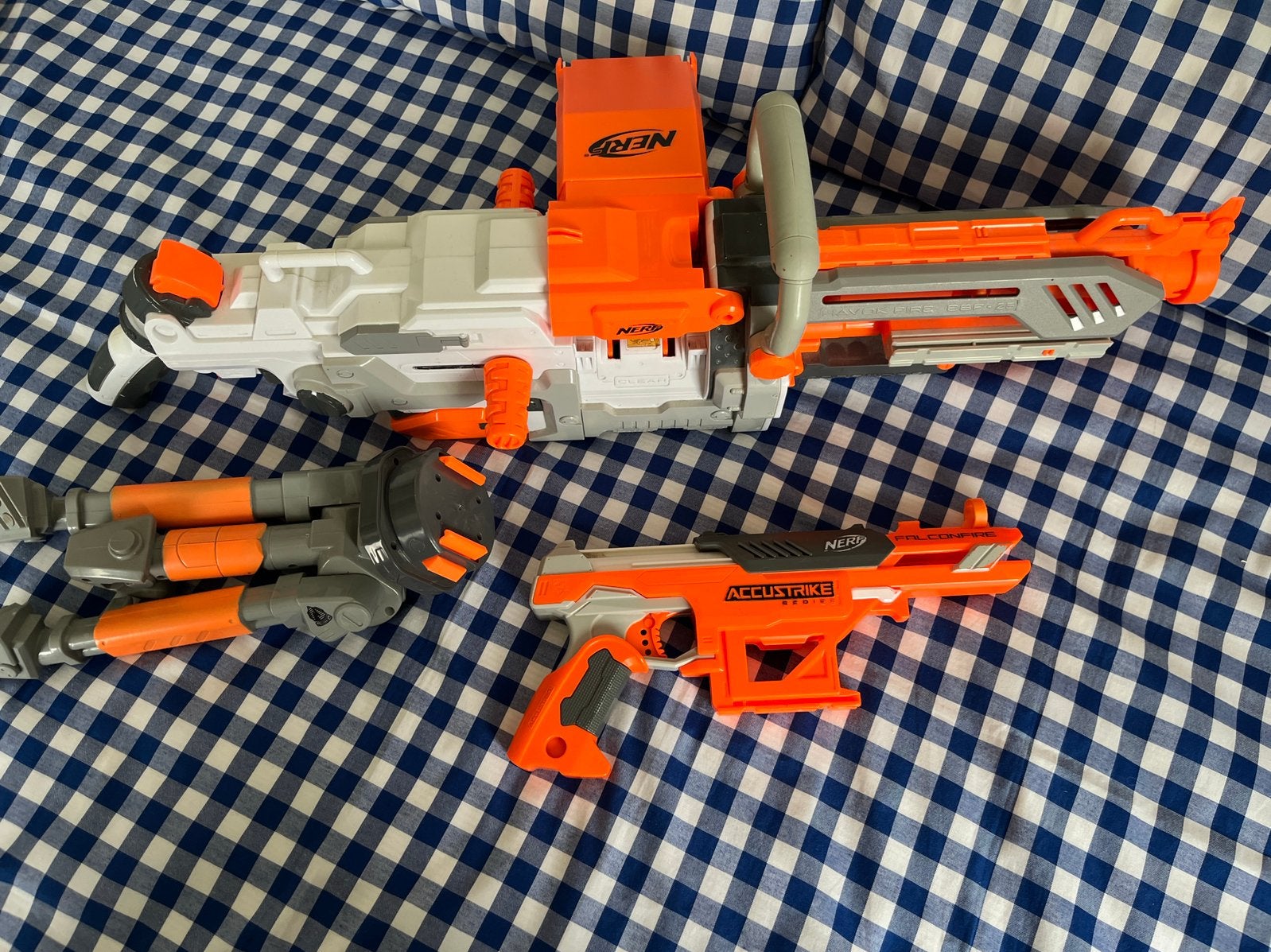Nerf Havoc fire EBF-25 en Nerf Falcon fire, Ophalen of Verzenden, Gebruikt
