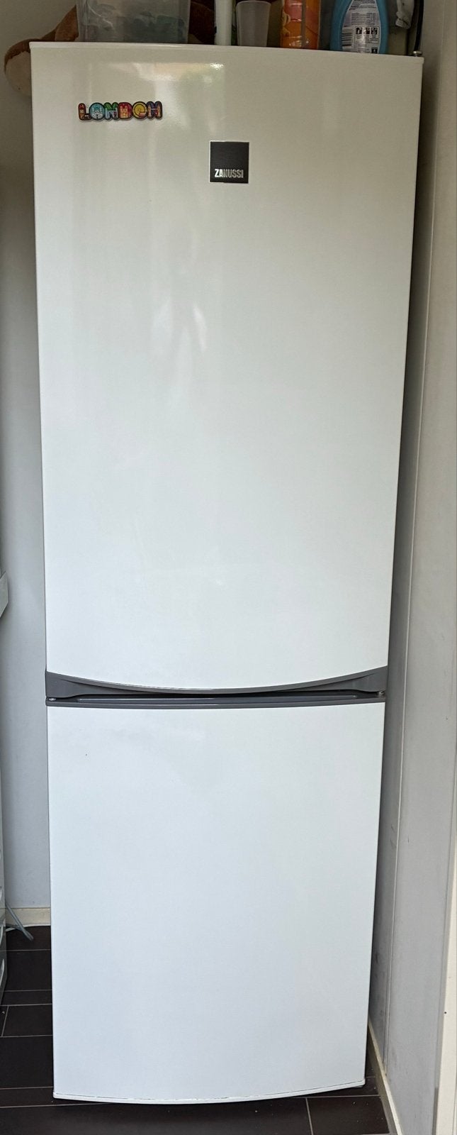 Zanussi Koel-vriescombinatie - Wit, Ophalen, 150 tot 200 liter, Gebruikt, 60 cm of meer
