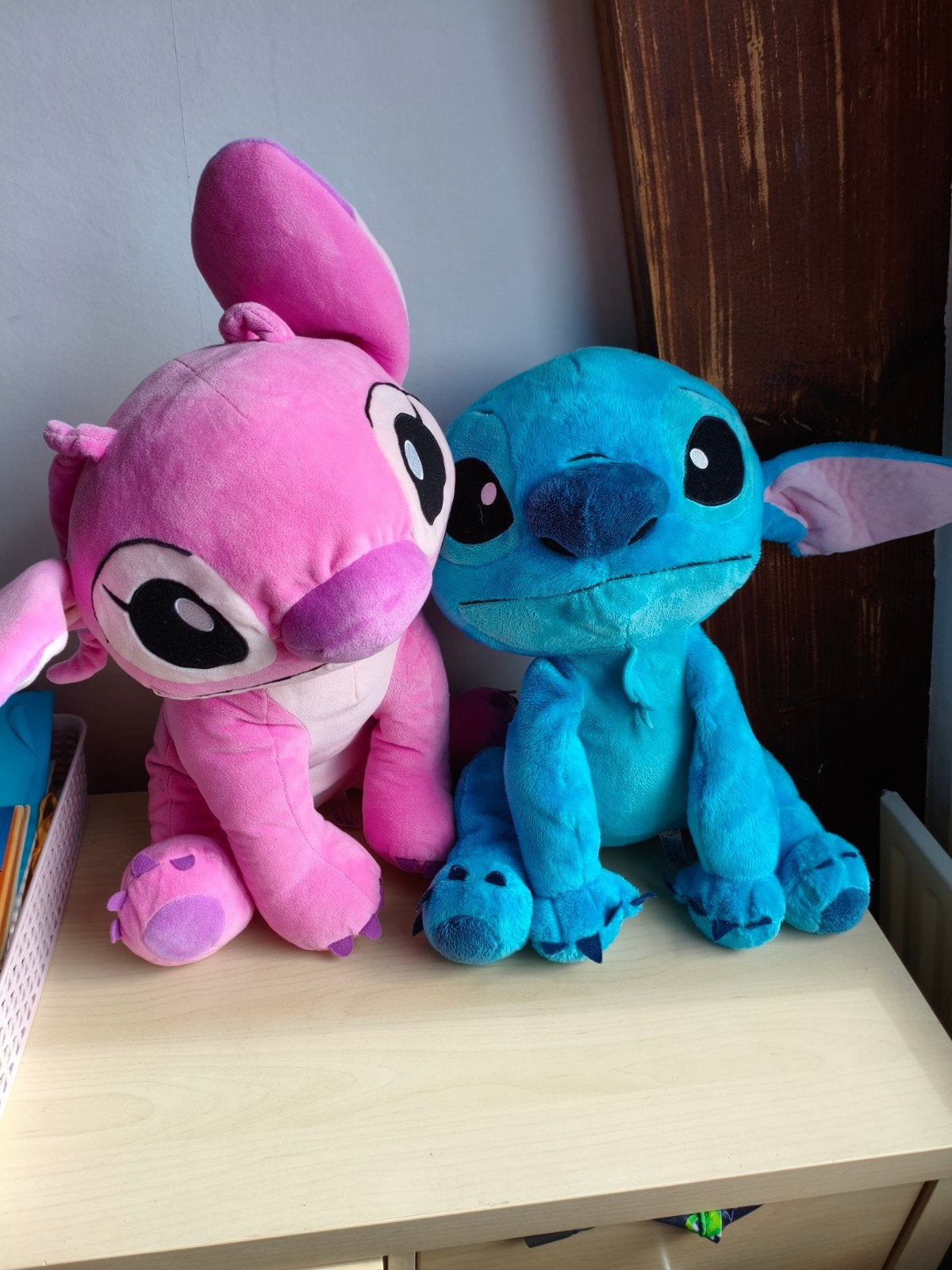 stitch en angel knuffel, Overige karakters, Overige typen, Ophalen of Verzenden, Zo goed als nieuw
