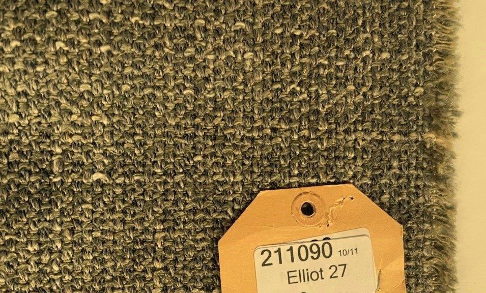 Montis Elliot 27 groen+beige max 16 mtr meubelstof; NU 39€/M, Overige materialen, 120 cm of meer, Ophalen of Verzenden, Groen