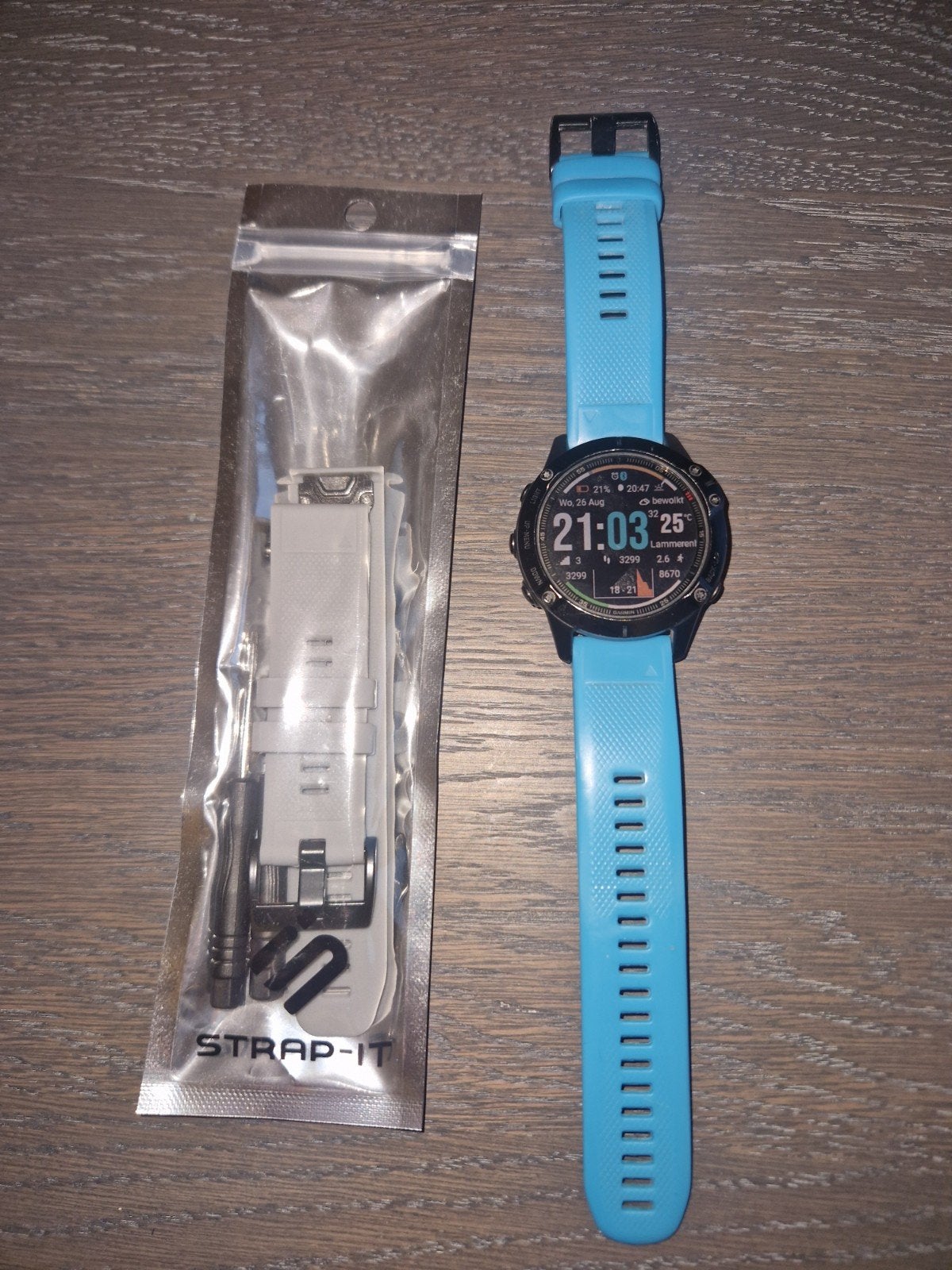 Garmin Fenix 6 Pro GPS Smartwatch met extra bandje, Ophalen of Verzenden