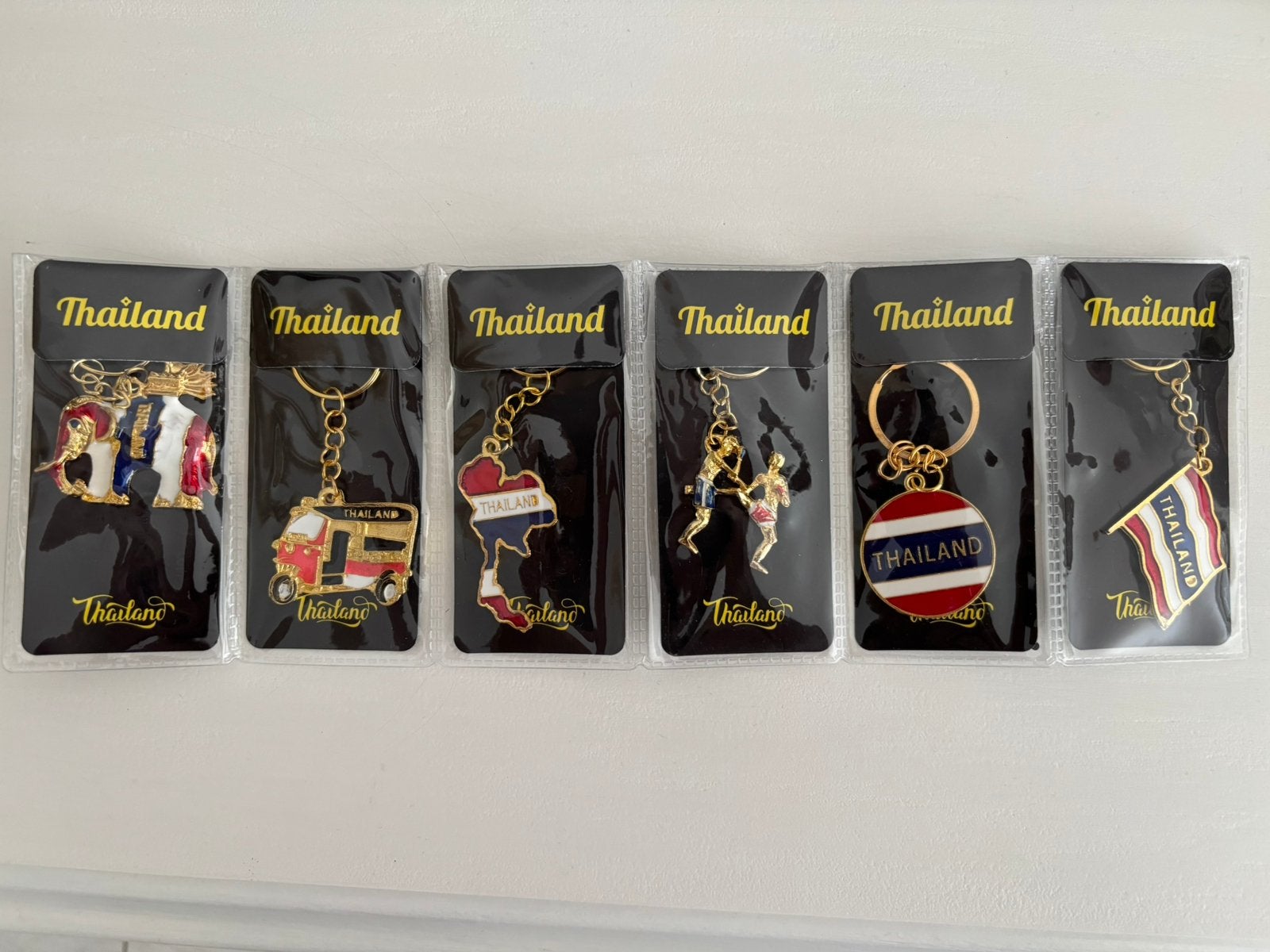 Sleutelhangers Thailand (set van 6), Ophalen of Verzenden, Nieuw