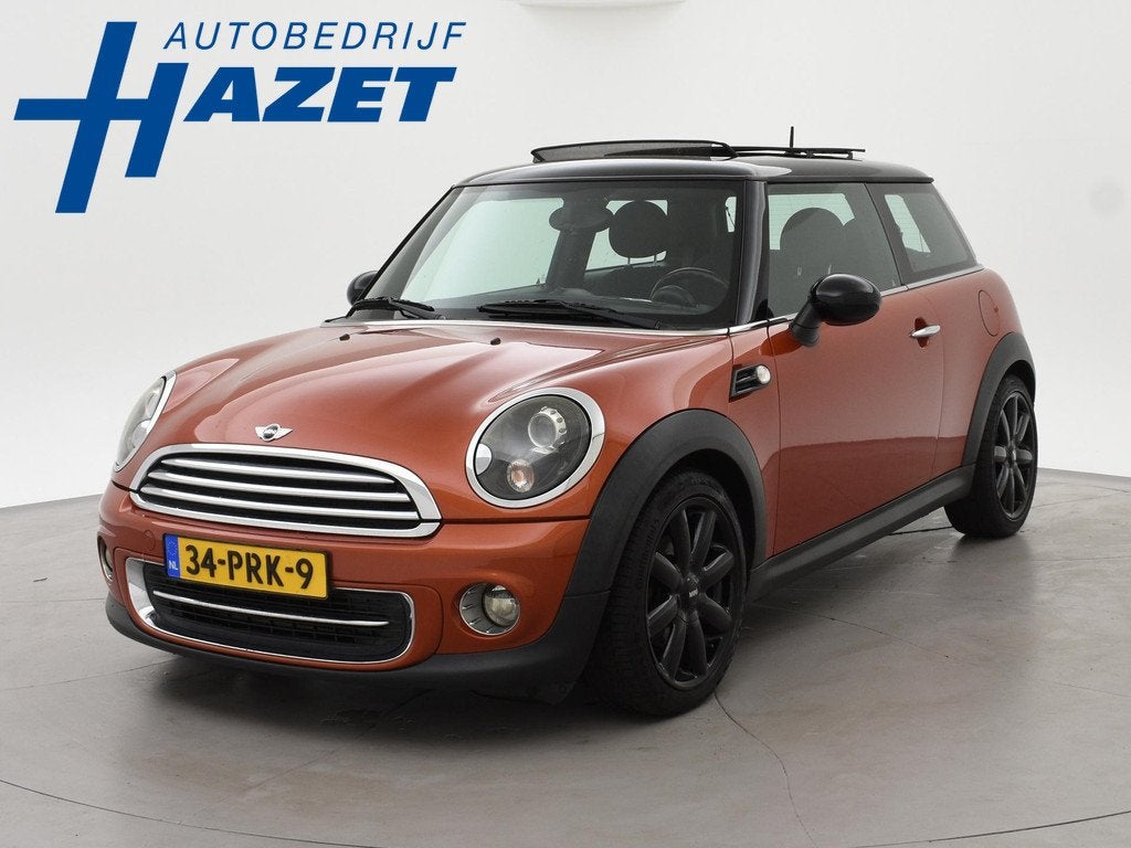 MINI 3-Deurs 1.6 COOPER BUSINESS + PANORAMA | 17 INCH | XENO, Auto's, Voorwielaandrijving, Euro 5, Stof, Zwart