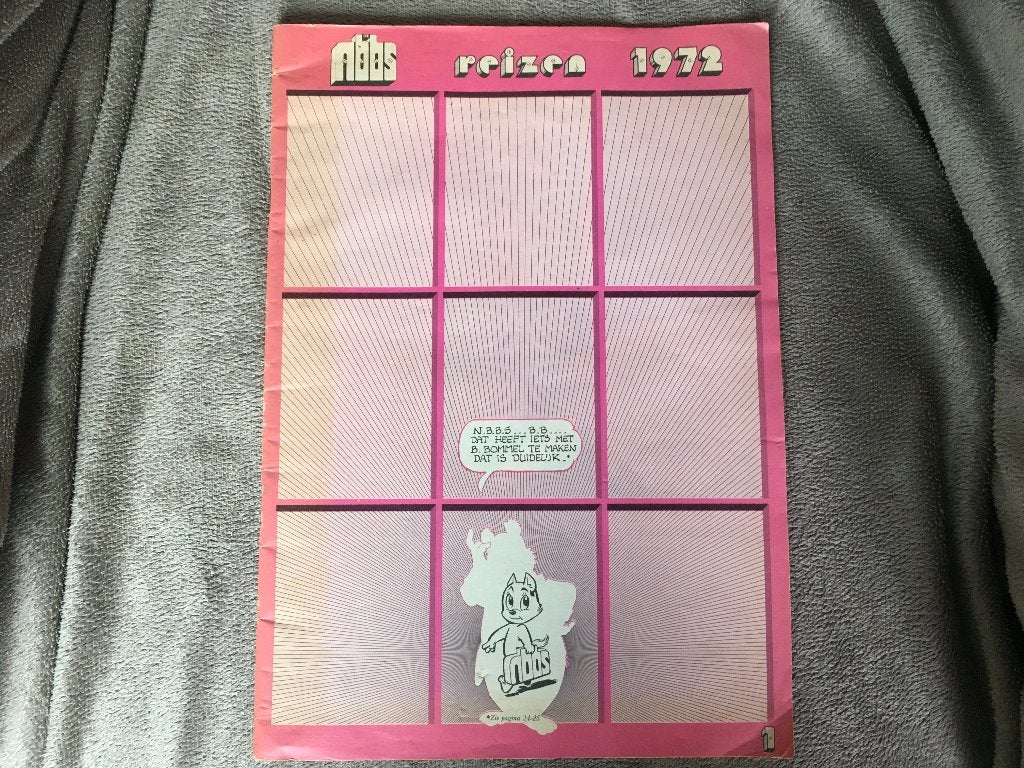NBBS reizen 1972 met heer Bommel en Tom Poes, Boeken, Stripboeken, Gelezen, Marten Toonder, Eén stripboek, Ophalen of Verzenden