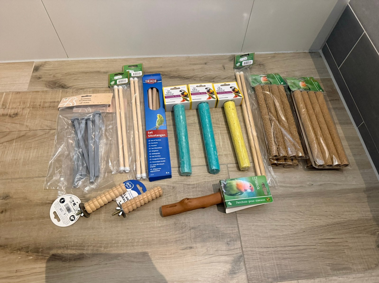 Diverse vogel zitstokken. Nieuw, Ophalen of Verzenden, Nieuw, Kooi-accessoires