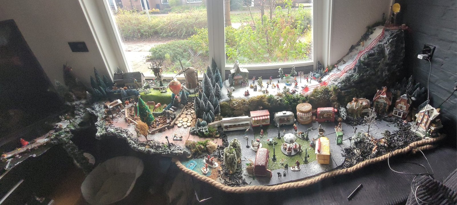 Compleet Kerstdorp, Diversen, Kerst, Ophalen, Gebruikt