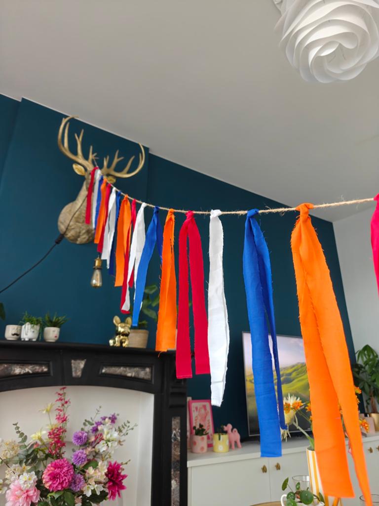 WK voetbal slinger voor binnen en buiten, WK versiering, Ophalen of Verzenden, Nieuw, Versiering