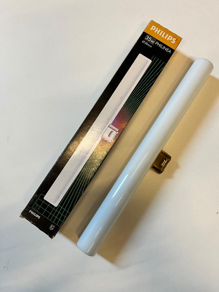Philips Philinea gloeilamp 35W 230V 300mm S14D - 1 poot, Gloeilamp, Bipin of Steekvoet, Ophalen, 30 tot 60 watt